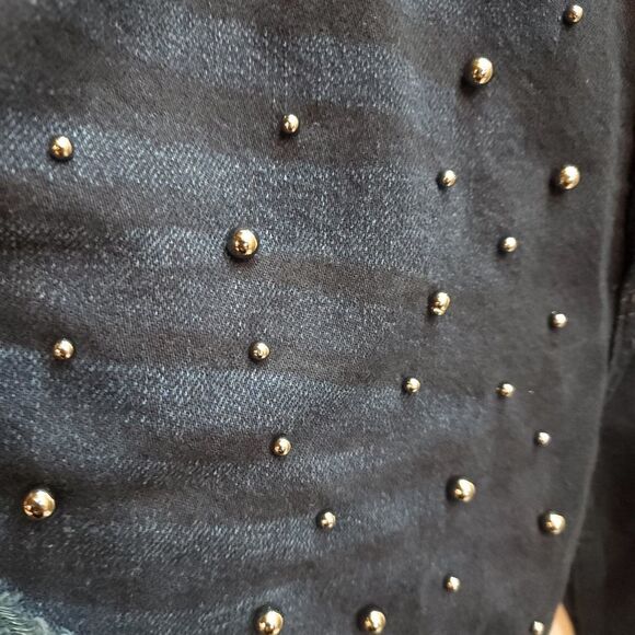 SIWY Denim Giavanna Studded Girlfriend Straight Leg Jeans Size 28(6) - Picture 8 of 16